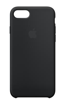 Apple silicone case iPhone 7 / 8 / SE 2020 zwart