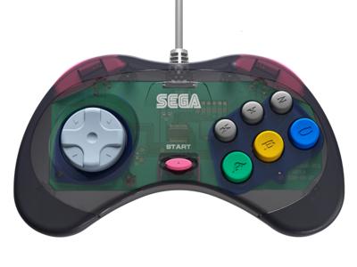 Retro-Bit - SEGA Saturn Classic Controller (Slate Grey)