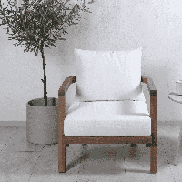 Nohr Loungestoel 'Calley' Acaciahout - thumbnail