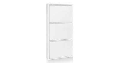 Kave Home Schoenenkast 'Bogota' 3-deurs, kleur Wit