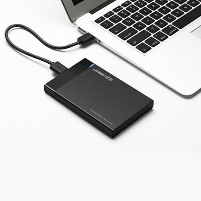 UGREEN US221 HDD behuizing 2.5 duim SATA naar USB 3.0 SSD Adapter Hard Disk Drive vak Externe HDD hoes steun UASP Protocol, verwisselbare USB-kabel