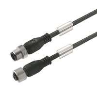 Weidmüller 9457231000 Sensor/actuator connector, geassembleerd M12 Stekker, recht, Bus, recht 10.00 m Aantal polen (sensoren): 3 1 stuk(s)