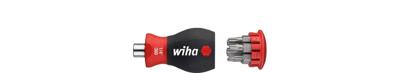Wiha 33744 | Schroevendraaier met bitmagazijn | 1/4" | Torx | Stubby | magnetisch | 6 bits - 33744