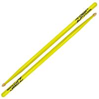 Zildjian 5ACWDGY 5A Acorn Neon Yellow drumstokken - thumbnail