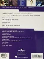 Hal Leonard Really Easy Piano 40 Elton John Songs songboek voor piano - thumbnail