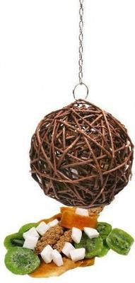 JR Farm parkiet & grote parkiet wilgen vruchtenbol 135 gram 10063 JR Gebr. de Boon - Gebr de boon