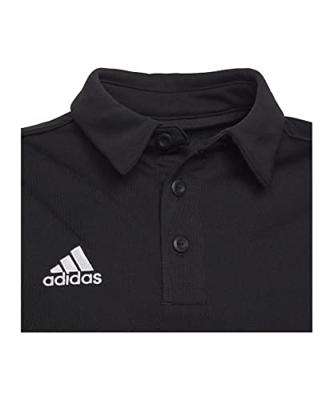 adidas Entrada 22 Polo Kids Zwart Wit