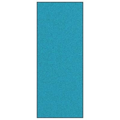 Deurmat Cyaan en Zwart 120 x 300 cm Polyamide en PVC