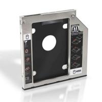 Aisens A129 – 0151 – 7 mm harde schijf adapter voor optische drive notebook 9,5 mm, zilver - thumbnail