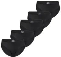 Dames 5-pack heup slips (Highleg mini) - Katoenen vrouwen onderbroek - Zachte stoffen band - thumbnail
