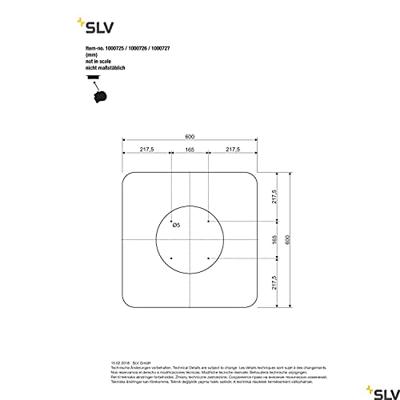 SLV 1000726 LED-plafondlamp 39 W Wit