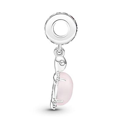 Pandora 798939C02 Hangbedel Pink Sea Turtle zilver-muranoglas-kristal roze
