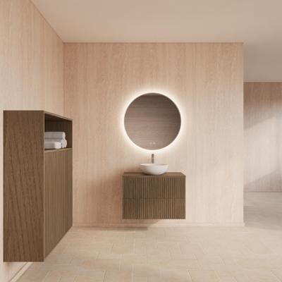 Badmeubelset Gliss Design Hybris Ash Grey 80 cm Met Waskom