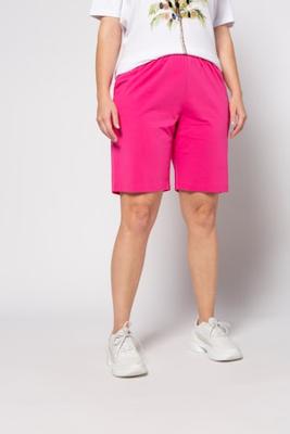 Ulla Popken Shorts, elastische band, jersey - Grote Maten