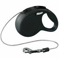 Flexi rollijn classic cord zwart - thumbnail