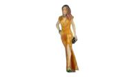 NOCH 10406 H0 Vrouw in gele kleding figuren Geverfd, Staand - thumbnail