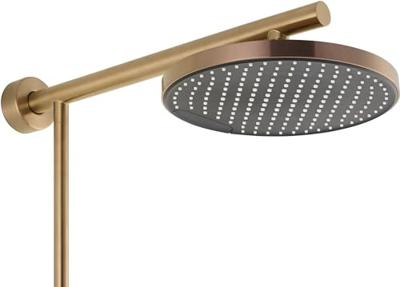 Saqu AquaRainShower regendoucheset geborsteld koper