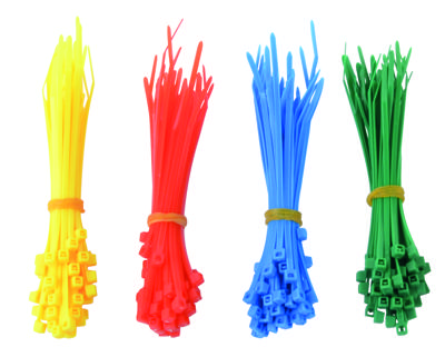 Brüder Mannesmann Kabelbinders en klittebandset 350 dlg. (Hobby) - 13060