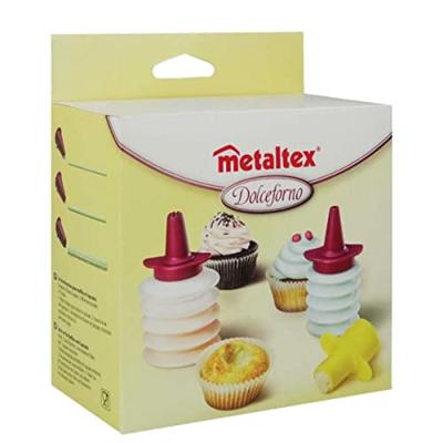 Metaltex Decoratieset Dolceforno 9 X 7 Cm Transparant
