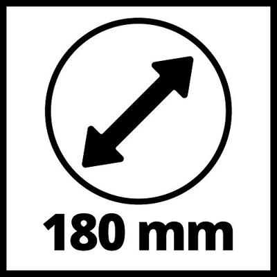 Einhell CE-CP 18/180 Li E Solo - Accu Polijst-/Schuurmachine | 18V | 180 mm | Zonder accu en lader - 2093320 2093320 - thumbnail