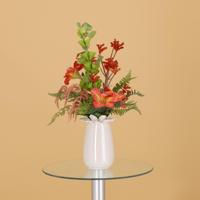 Kunst boeket Vivienne Madrid 55cm Oranje - thumbnail