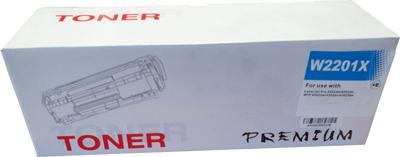 Huismerk HP 220X (W2201X) toner cyaan Huismerk HP 220X (W2201X) toner cyaan