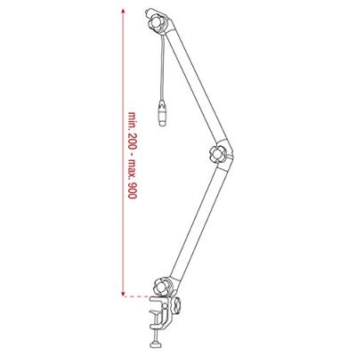 DAP Audio Broadcast Stand Pro Met Neutrik Connectors DAP Audio Broadcast Stand Pro Met Neutrik Connectors