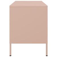 Tv-meubel 68x39x50,5 cm staal roze - thumbnail
