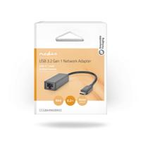 USB-netwerkadapter | USB 3.2 Gen 1 | 2.5 Gbps | USB-C© Male | RJ45 Female | 0.20 m | Rond | Vernik - thumbnail