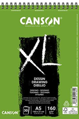 Tekenpapier canson xl drawing 30vel 160gr a5 wit