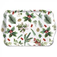 Ambiente tray 13x21cm winter greenery - thumbnail