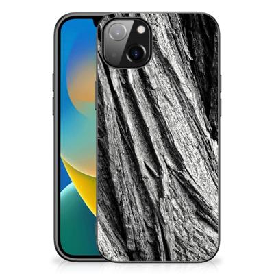 Houten Print Telefoonhoesje iPhone 14 Plus Boomschors Grijs Houten Print Telefoonhoesje iPhone 14 Plus Boomschors Grijs