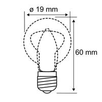 Paulmann 28110 LED-lamp E14 Speciale vorm 1 W = 5.5 W Daglichtwit (Ø) 21 mm 1 stuk(s) - thumbnail