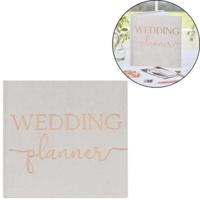 Ginger Ray BR-311 Botanical Wedding Suède Weddingplanner - thumbnail