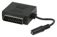 21p scart adapter 0.2m zwart - thumbnail