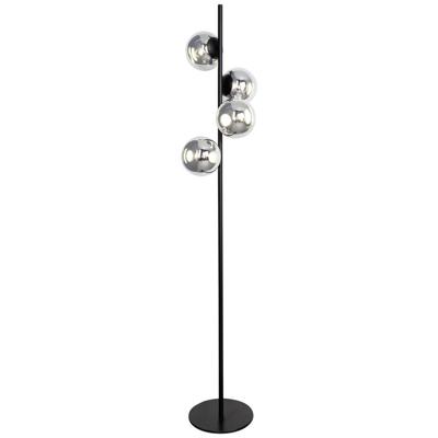 ECO-Light ALTAIR 9540 PT-4 SI Staande LED-verlichting LED LED vast ingebouwd 40 W Rookzilver, Zwart ECO-Light ALTAIR 9540 PT-4 SI Staande LED-verlichting LED LED vast ingebouwd 40 W Rookzilver, Zwart