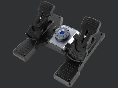 Logitech G PRO Flight Roer Pedalen