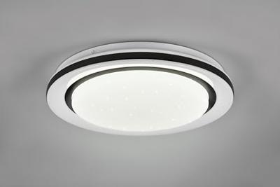 Trio Witte plafondlampCartida wit met zwart - R67244000