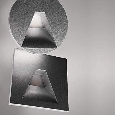 Deko Light Abdeckung rund grau Winkel für Alwaid 930504 Afdekking Grijs