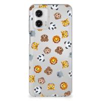TPU bumper voor Motorola Moto G73 Dieren Emojis - thumbnail