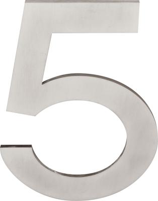 Formani Square LSQHN250 huisnummer - mat RVS