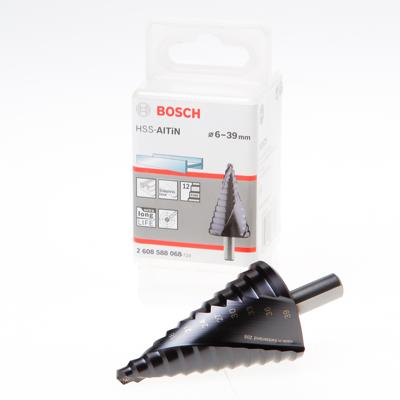 Bosch Accessories 2608588068 HSS Getrapte boor Gezamenlijke lengte 93.5 mm TiAIN 3 vlakken schacht 1 stuk(s)