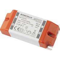 Basetech LD-12-15 LED-transformator Constante spanning 15 W 1.25 A Geschikt voor meubels, Overspanning, Montage op ontvlambare oppervlakken 1 stuk(s) - thumbnail