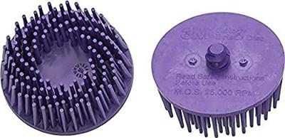 HAZET Reserveborstelslijpset · paars · 2-delig Roloc® snelwisselsysteem · ? 50 mm 9033-11-036/2