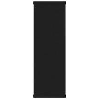 Wandschappen 104x20x60 cm spaanplaat zwart - thumbnail
