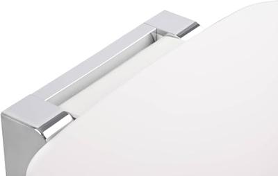 Saqu Wall E douchestoel opklapbaar wandmontage wit/chroom