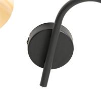 QAZQA Moderne plafondlamp zwart en goud 3-lichts - Lofty - thumbnail