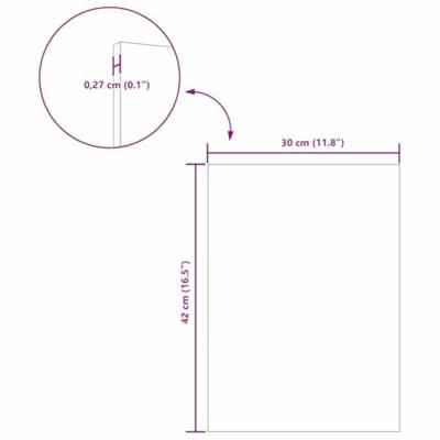 Decorpanelen 50 pcs Gerookt eiken 30 x 42 x 0.3 cm Bewerkt hout