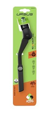 Ursus standaard easy mini, zwart, verstelbaar 16"-20"-24", max belasting 25kg (hangverpakking)