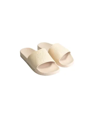 Malelions Signature Slippers Dames Beige - Maat 37 - Kleur: Beige | Soccerfanshop Malelions Signature Slippers Dames Beige - Maat 37 - Kleur: Beige | Soccerfanshop